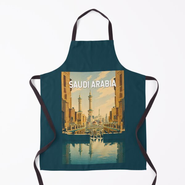 Item preview, Saudi Arabia Illustration Travel Art Vintage designed and sold by KrisSidDesigns.