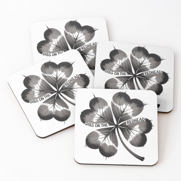 Item preview, Distressed Sumi-e Four-Leaf Clover Ink Wash Art designed and sold by Bloomkept.