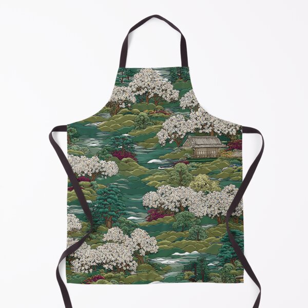 Item preview, Japanese Cherry Blossom Landscape Ukiyo-e Art designed and sold by NicolasGlowArt.