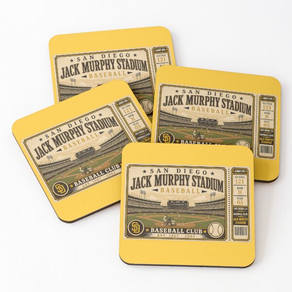 Item preview, San Diego Baseball Vintage Ticket Stub Jack Murphy Stadium Retro Classic Ballpark Design designed and sold by GhostDawgs.