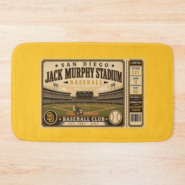 Item preview, San Diego Baseball Vintage Ticket Stub Jack Murphy Stadium Retro Classic Ballpark Design designed and sold by GhostDawgs.