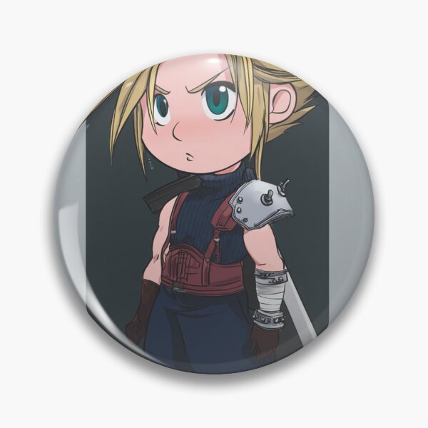 Artikelvorschau, Chibi Cloud Strife – Niedliche Fan-Art eines Kriegers mit Stachelhaaren entworfen und verkauft von MyChibiArts.