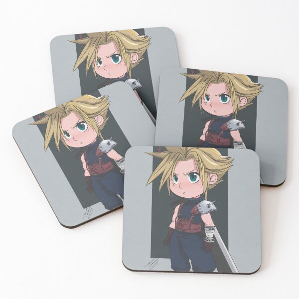 Item preview, Chibi Cloud Strife – Cute Spiky‑Haired Warrior Fan Art designed and sold by MyChibiArts.