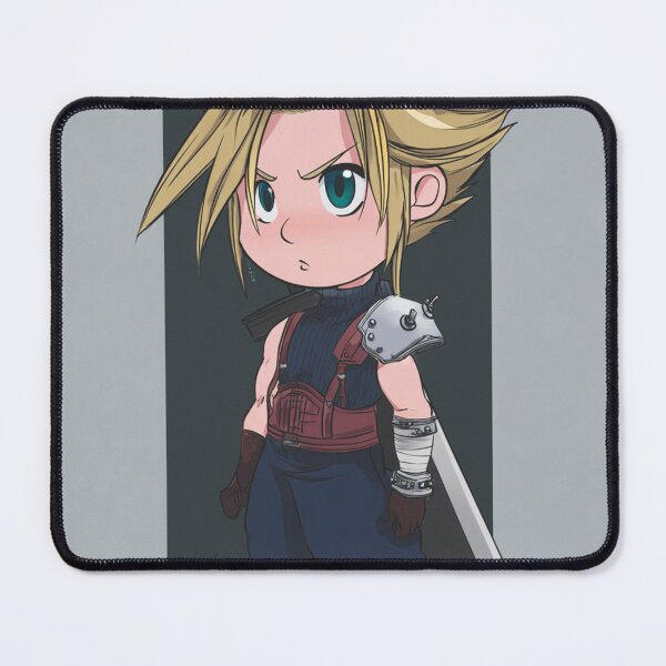 Item preview, Chibi Cloud Strife – Cute Spiky‑Haired Warrior Fan Art designed and sold by MyChibiArts.