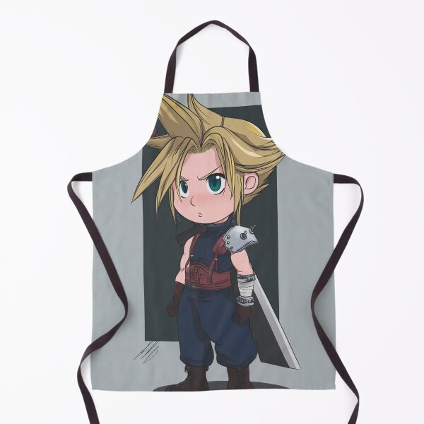 Item preview, Chibi Cloud Strife – Cute Spiky‑Haired Warrior Fan Art designed and sold by MyChibiArts.
