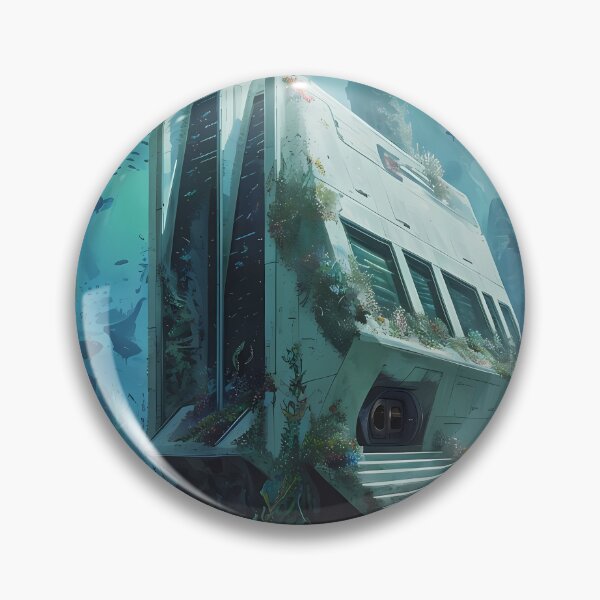 Artikelvorschau, THE ABYSS HOME - Futuristic Underwater Architecture entworfen und verkauft von Modern Nest Art.