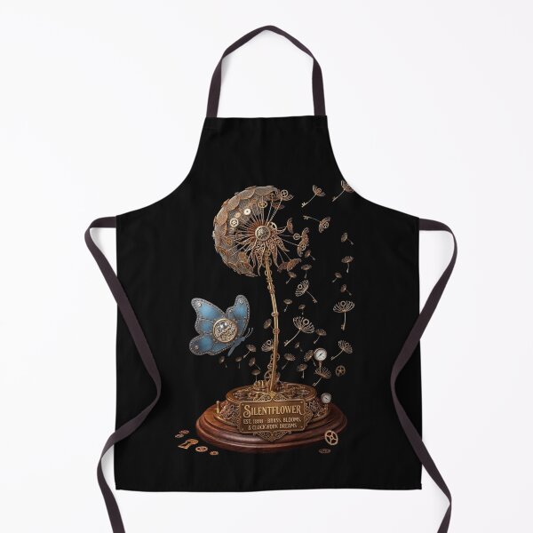 Item preview, Steampunk Dandelion Clockwork Butterfly SilentFlower Art designed and sold by SilentFlower.