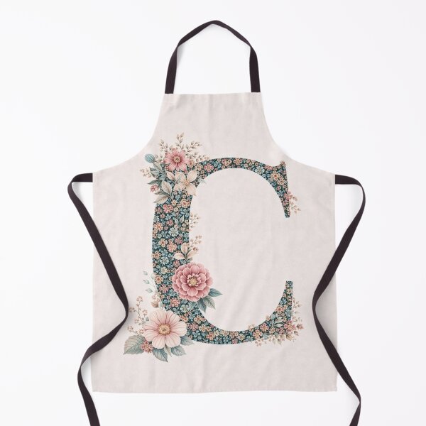 Item preview, Floral Monogram Letter C Illustration designed and sold by FortuneAndFrame.