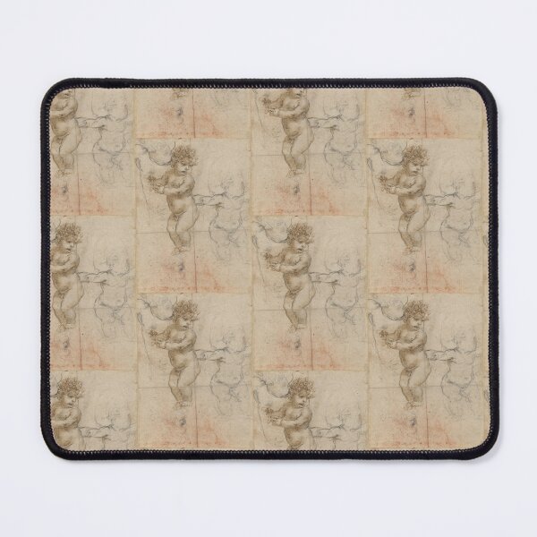 Item preview, Studies of an Infant by Leonardo da Vinci: Renaissance Putto Drawing Fine Art Print designed and sold by artofuniverse.