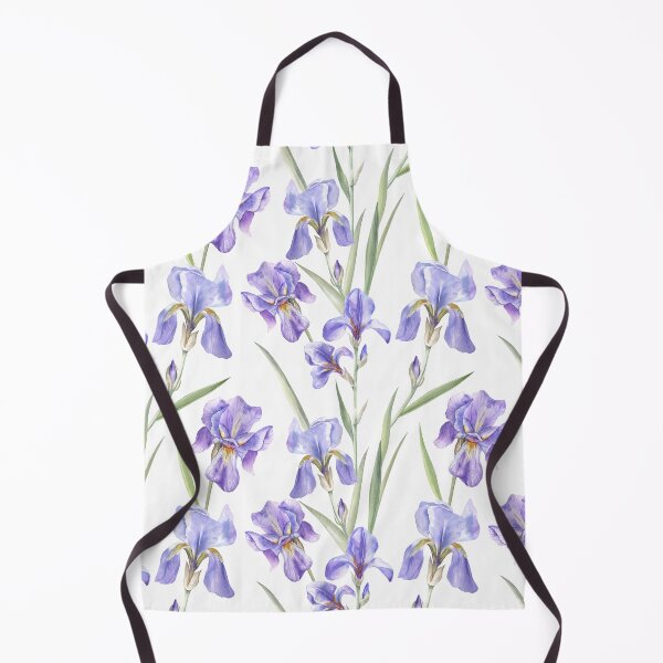 Item preview, Beautiful Irises on White designed and sold by Flowersforbear.