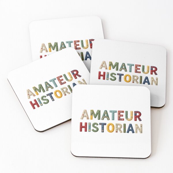 Item preview, AMATEUR HISTORIAN - IN FAUX COLORFUL LETTERING designed and sold by AlexOBrienArt.