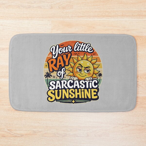 Item preview, Your Little Ray of Sarcastic Sunshine Retro Sunset designed and sold by Text2tee.
