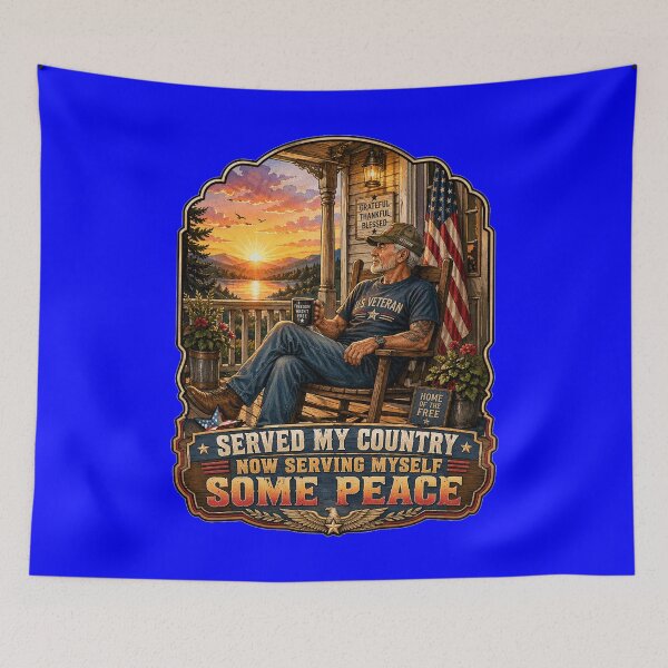 Item preview, Veteran Served My Country, Now Serving Myself Some Peace  designed and sold by fantasticdesign.