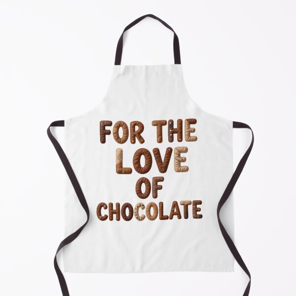 Item preview, FOR THE LOVE OF CHOCOLATE - IN FAUX LETTERING designed and sold by AlexOBrienArt.