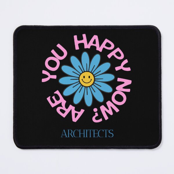 Item preview, Architects Band Lyric Art - Are You Happy Now? Smiley Daisy - Metalcore Fan Gift designed and sold by JLMWorks.