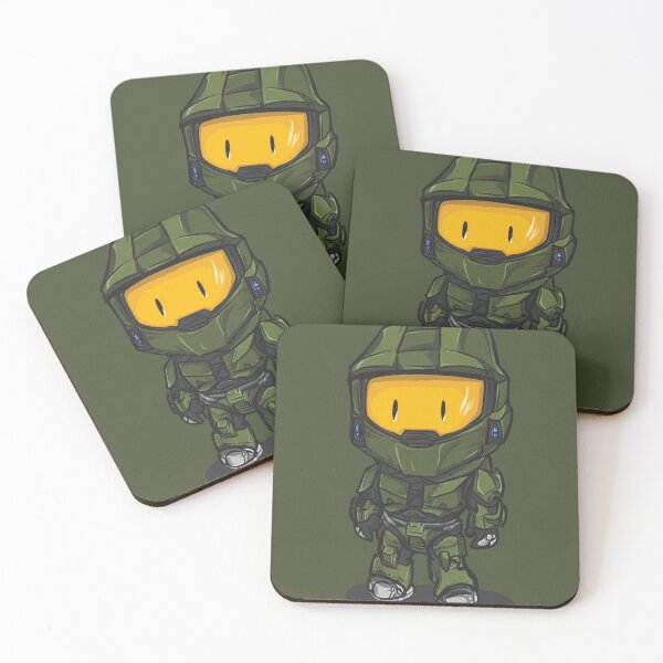 Item preview, Chibi Master Chief – Cute Armoured Spartan Fan Art designed and sold by MyChibiArts.