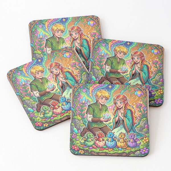 Item preview, Five baby dragons designed and sold by PP&RAINBOW SHOP.