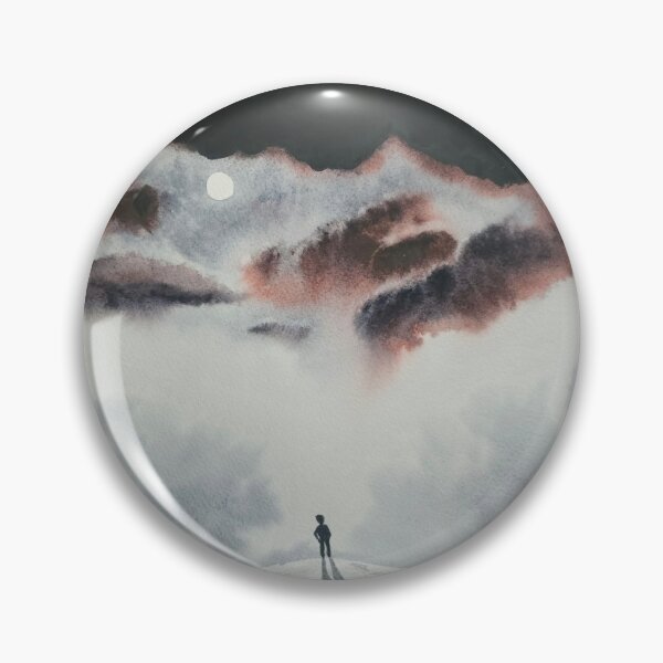 Item preview, Alone Below the Storm (Watercolor Grief Landscape) designed and sold by Chris Ott Creates.