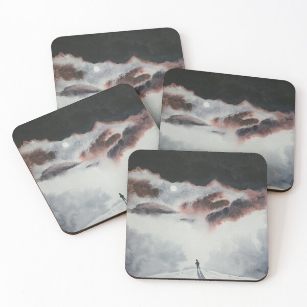 Item preview, Alone Below the Storm (Watercolor Grief Landscape) designed and sold by Chris Ott Creates.