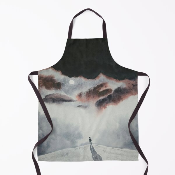 Item preview, Alone Below the Storm (Watercolor Grief Landscape) designed and sold by Chris Ott Creates.