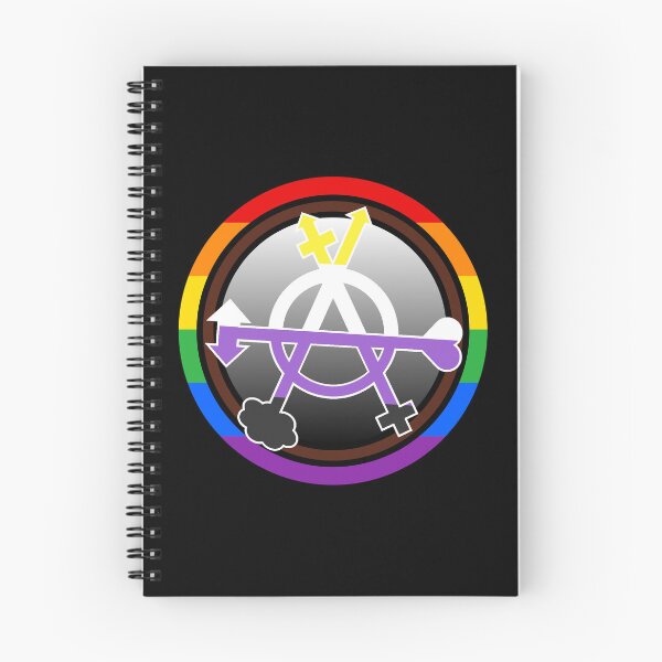 Item preview, Non-binary Pride Flag Gender Anarchy Emblem designed and sold by dickensign.