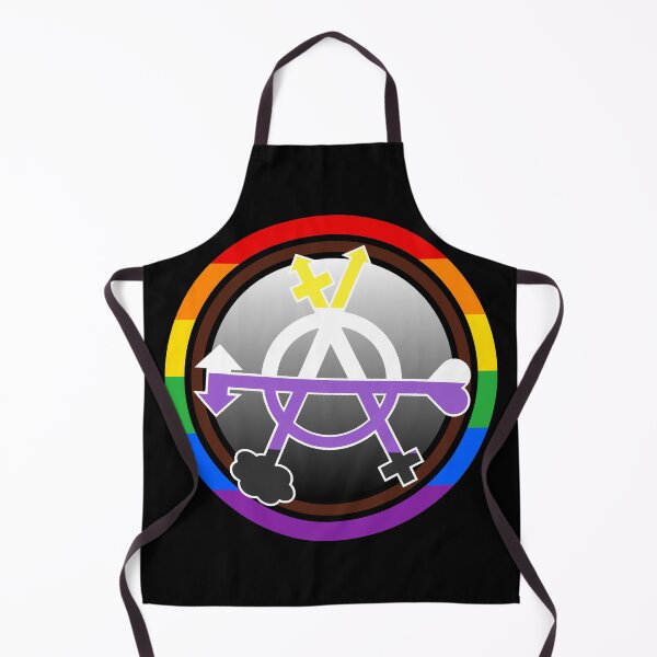 Item preview, Non-binary Pride Flag Gender Anarchy Emblem designed and sold by dickensign.