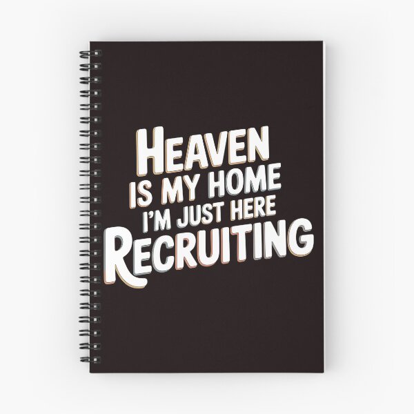 Item preview, Heaven is My Home I`m Just Here Recruiting Funny Christian Shirt – Spiritual Recruiting Shirt with Religious Humor Apparel designed and sold by Redgiant87x.