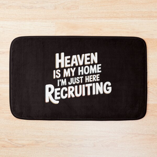 Item preview, Heaven is My Home I`m Just Here Recruiting Funny Christian Shirt – Spiritual Recruiting Shirt with Religious Humor Apparel designed and sold by Redgiant87x.