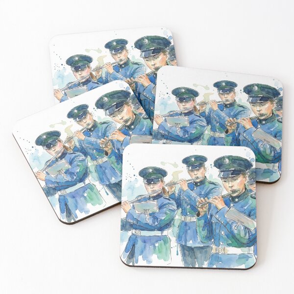 Item preview, Watercolour illustration of a Ulster Parade Band, Northern Ireland. designed and sold by davidelder.