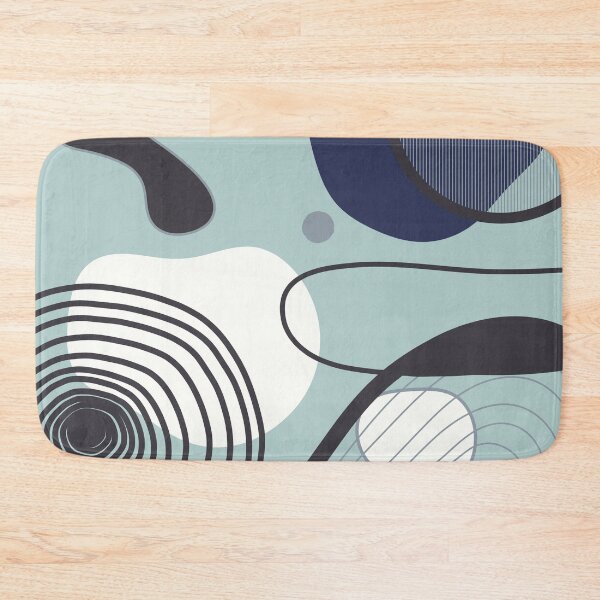 Item preview, Abstract Blues Line Drawing designed and sold by jehb.creative.