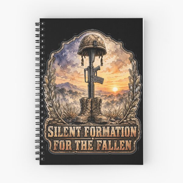 Item preview, Veterans Solemn Tribute For Silent Formation For The Fallen designed and sold by fantasticdesign.