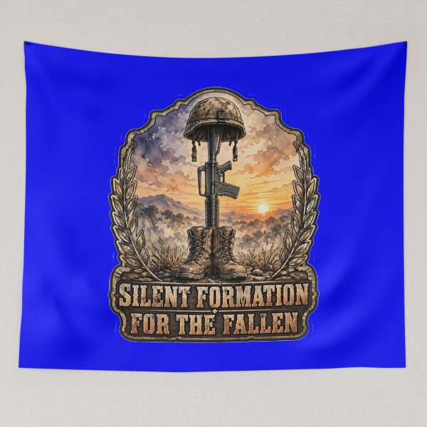 Item preview, Veterans Solemn Tribute For Silent Formation For The Fallen designed and sold by fantasticdesign.