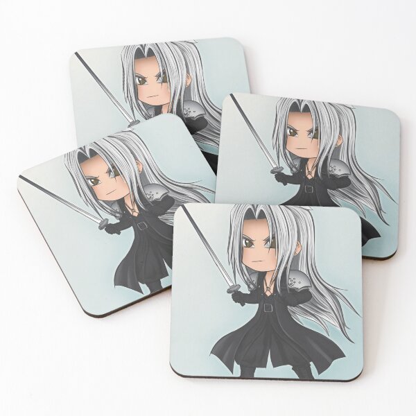 Item preview, Chibi Sephiroth – Cute One‑Winged Villain Fan Art designed and sold by MyChibiArts.