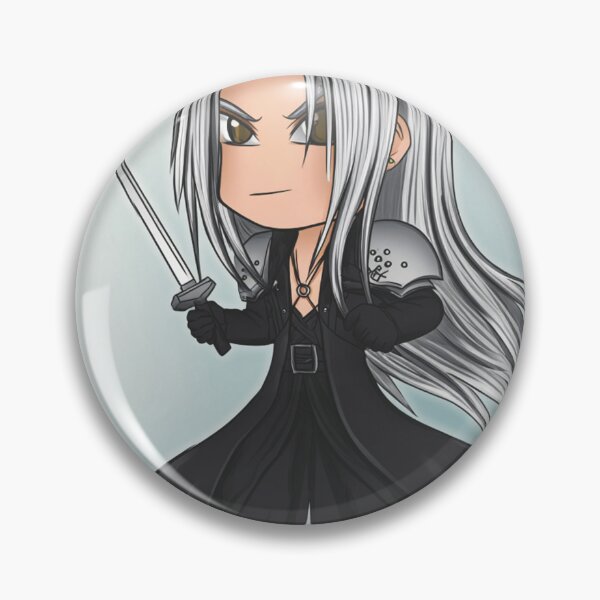 Item preview, Chibi Sephiroth – Cute One‑Winged Villain Fan Art designed and sold by MyChibiArts.