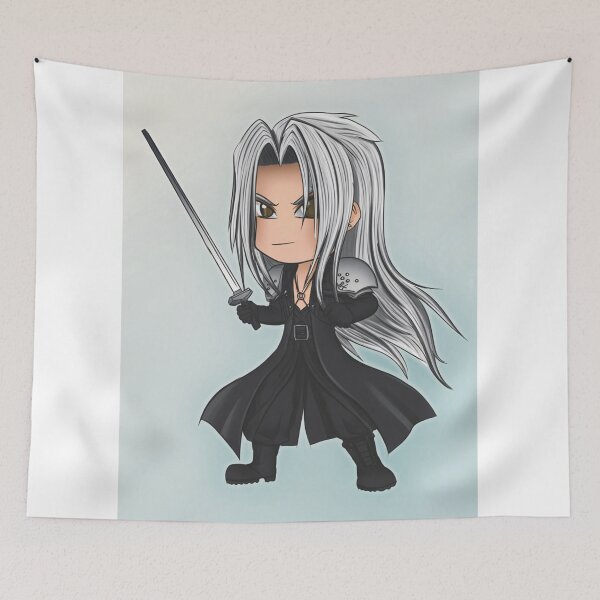 Item preview, Chibi Sephiroth – Cute One‑Winged Villain Fan Art designed and sold by MyChibiArts.