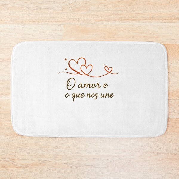 Item preview, O Amor é o que nos Une - Frase Motivacional sobre Amor | Love is What Unites Us - Inspirational Quote Design designed and sold by MotivArtes.