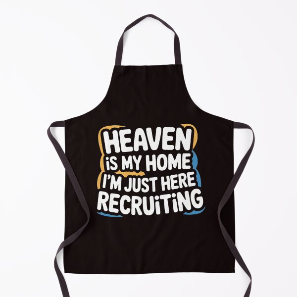 Item preview, Heaven is My Home I`m Just Here Recruiting Funny Christian Apparel – Inspirational Christian T-Shirt with Evangelical Humor designed and sold by Redgiant87x.