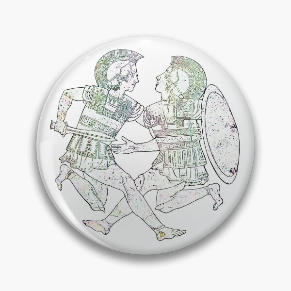 Item preview, Achilles vs Penthesilea designed and sold by AizaBreathe.
