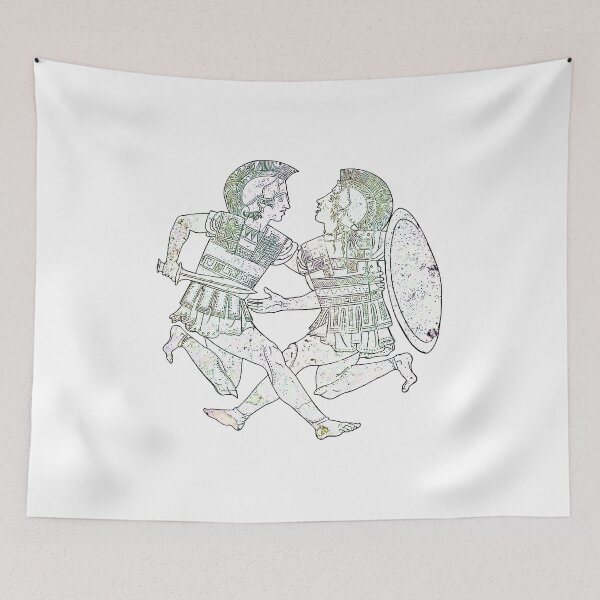 Item preview, Achilles vs Penthesilea designed and sold by AizaBreathe.