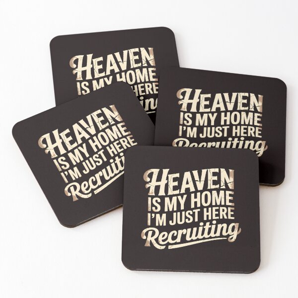 Item preview, Heaven is My Home I`m Just Here Recruiting Funny Christian – Funny Christian Shirt Spiritual Recruiting designed and sold by Redgiant87x.