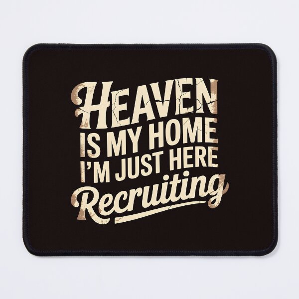 Item preview, Heaven is My Home I`m Just Here Recruiting Funny Christian – Funny Christian Shirt Spiritual Recruiting designed and sold by Redgiant87x.