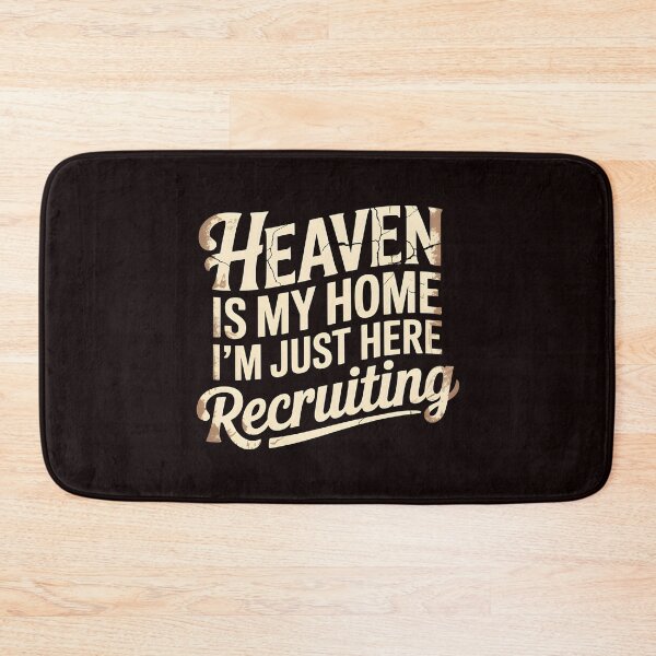 Item preview, Heaven is My Home I`m Just Here Recruiting Funny Christian – Funny Christian Shirt Spiritual Recruiting designed and sold by Redgiant87x.