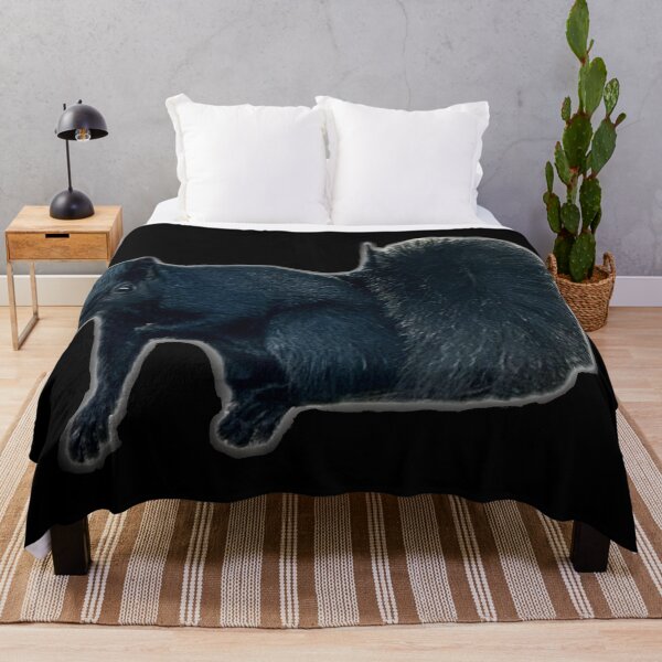 Item preview, Black Squirrel Silhouette Wildlife Sticker designed and sold by aadventures.