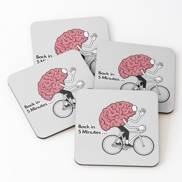 Item preview, Funny Tired Brain - Back in 5 Minutes designed and sold by LiFFYSTYLE.