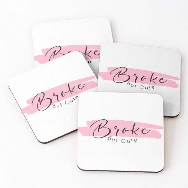 Item preview, broke but cute funny pink aesthetic design designed and sold by RiriPixera.