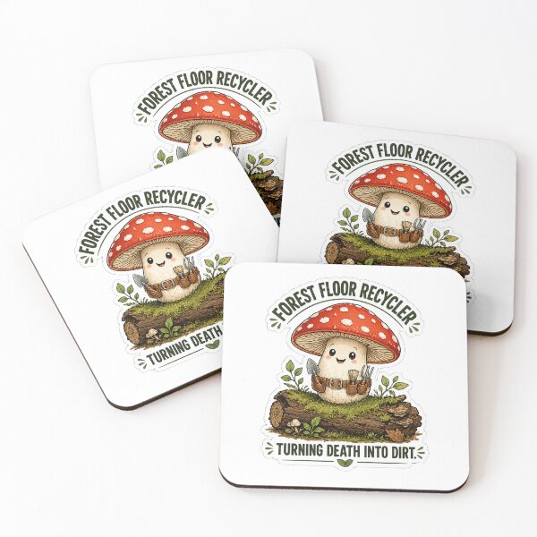 Item preview, Cute Mushroom Decomposer Cottagecore Sticker designed and sold by Gentlestate.