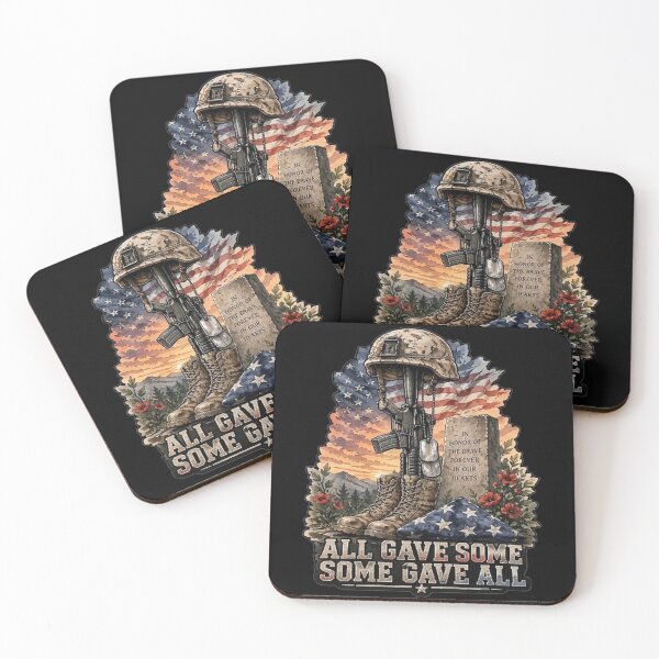 Item preview, Veterans Tribute To Some Gave All Fallen Soldier Memorial designed and sold by fantasticdesign.