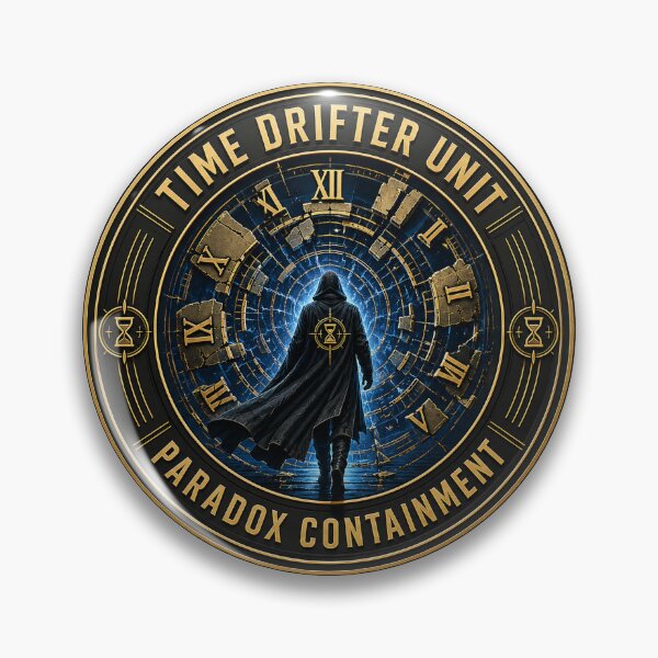 Item preview, Time Drifter Paradox Unit Emblem designed and sold by Forged in the Warp.