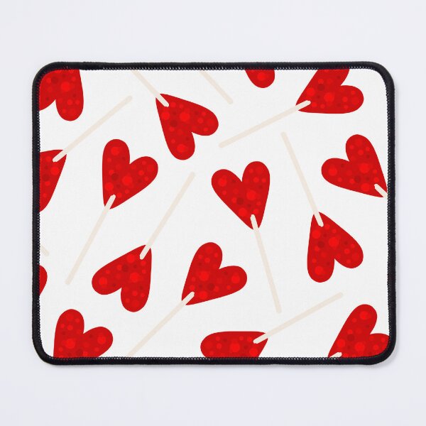 Item preview, red heart shape lollipop candy designed and sold by Gossip Rag.