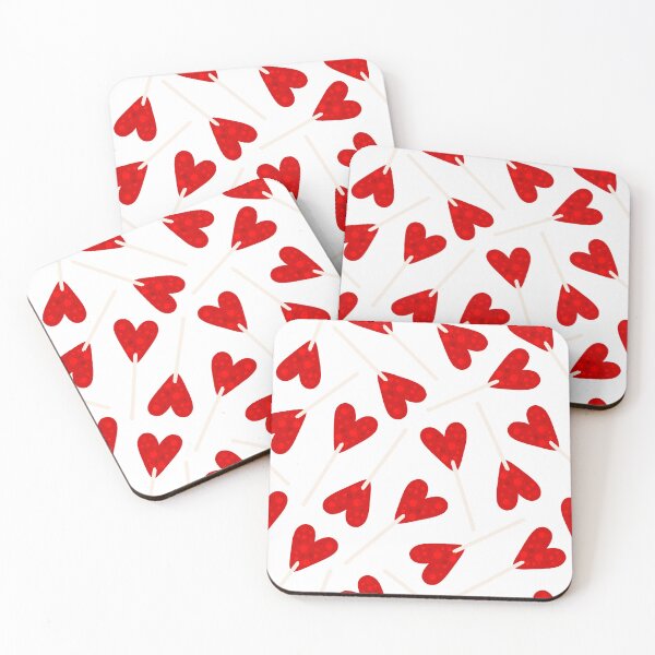 Item preview, red heart shape lollipop candy designed and sold by Gossip Rag.